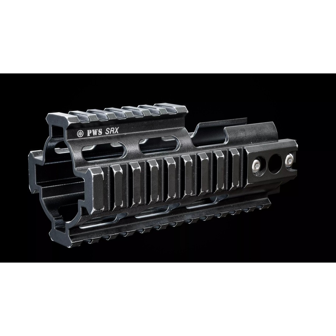 FN SCAR Tactical Handguard 3D Model – Low Poly Game Asset, FBX, PBR - View 16