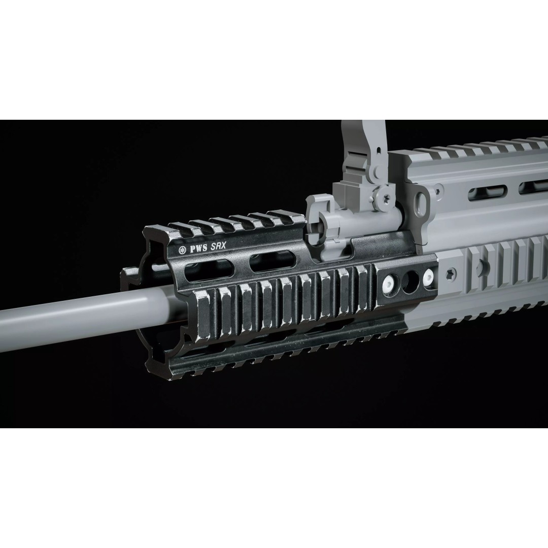 FN SCAR Tactical Handguard 3D Model – Low Poly Game Asset, FBX, PBR - View 5
