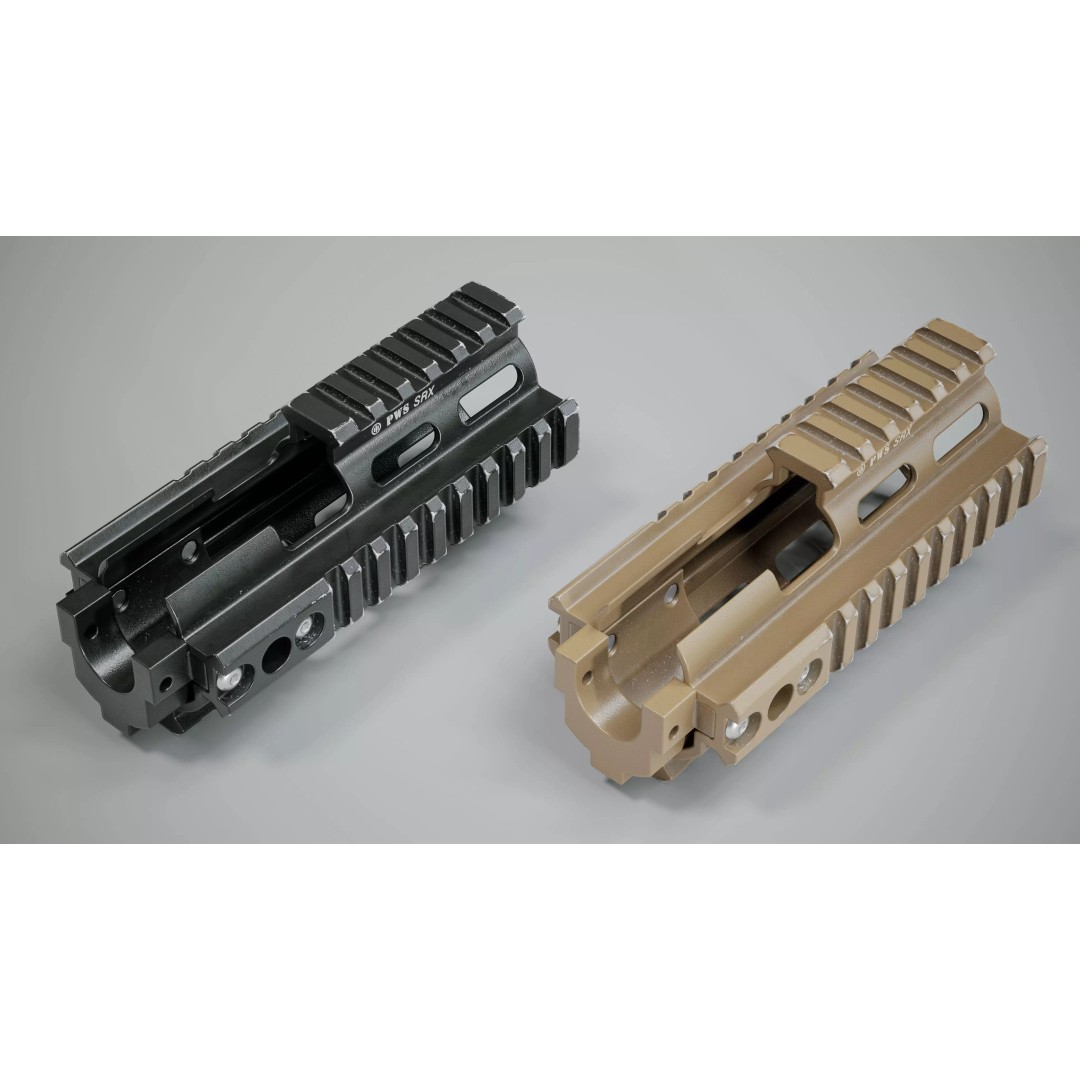 FN SCAR Tactical Handguard 3D Model – Low Poly Game Asset, FBX, PBR - View 7