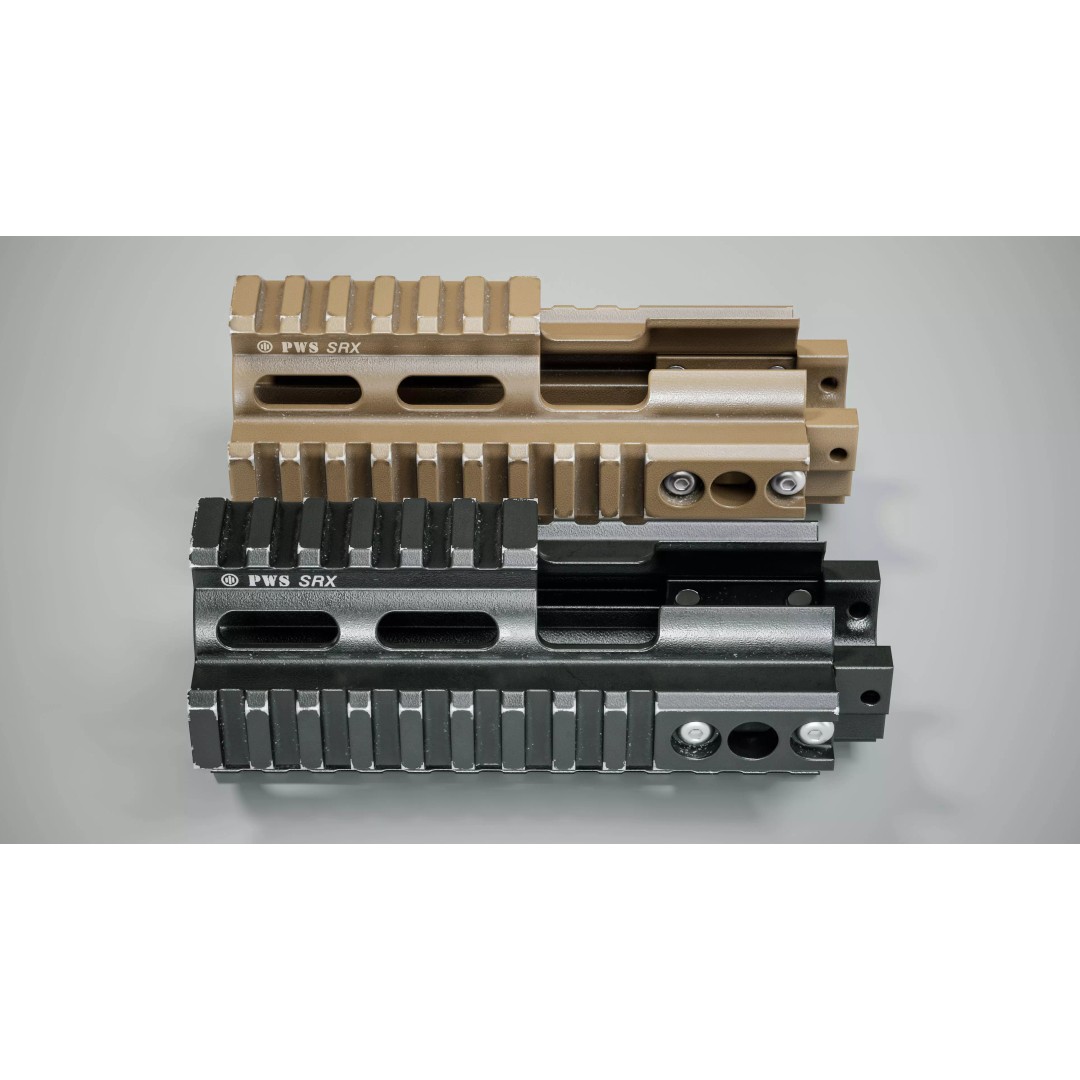 FN SCAR Tactical Handguard 3D Model – Low Poly Game Asset, FBX, PBR - View 9