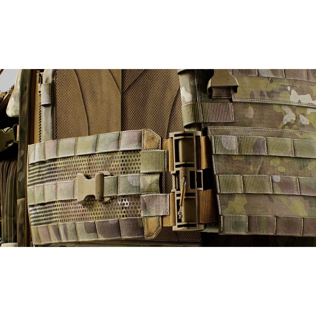 TYR Tactical PICO DSX Assaulter Plate Carrier 3D Model – Low Poly Game Ready FBX - View 5