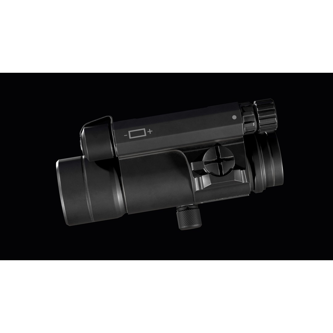 Red Dot Sight 3D Model – Low Poly Game Asset, PBR Textures, FBX - View 10