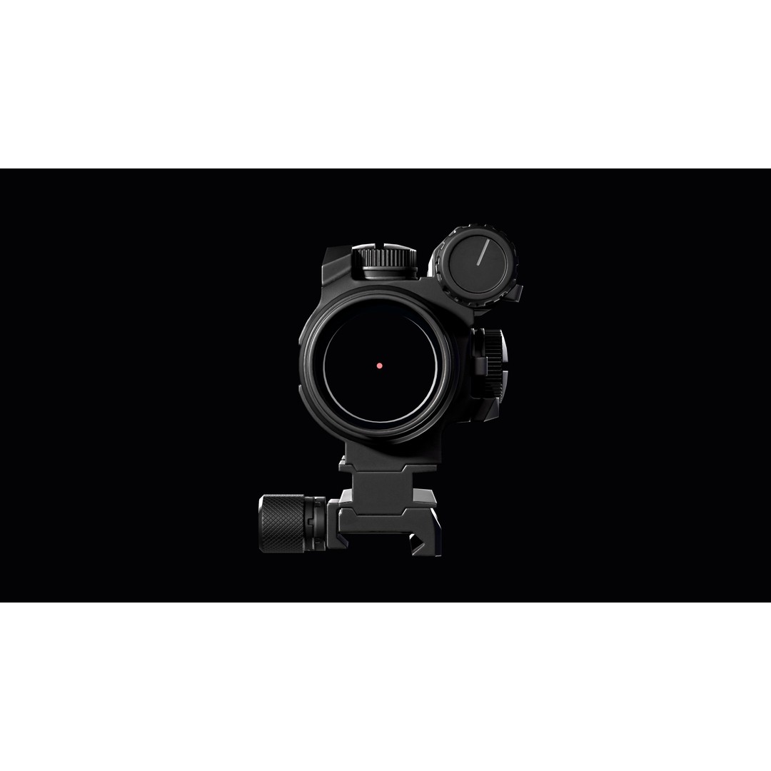 Red Dot Sight 3D Model – Low Poly Game Asset, PBR Textures, FBX - View 12