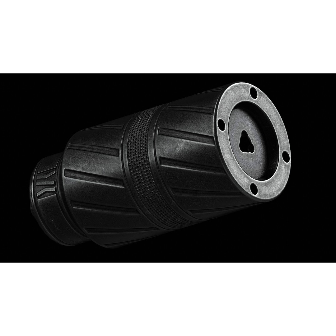 Banish Speed K Silencer 3D Model – Low Poly Game Asset, FBX, PBR - View 4