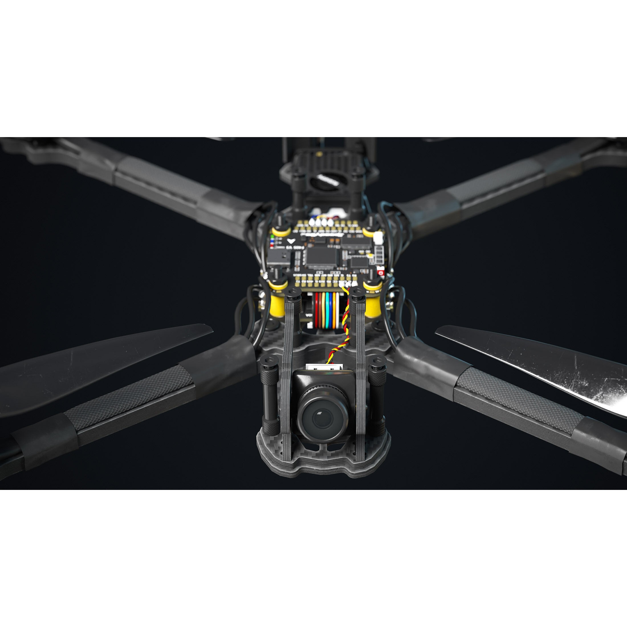 FPV Drone - Low-Poly Game-Ready 3D Model - View 10