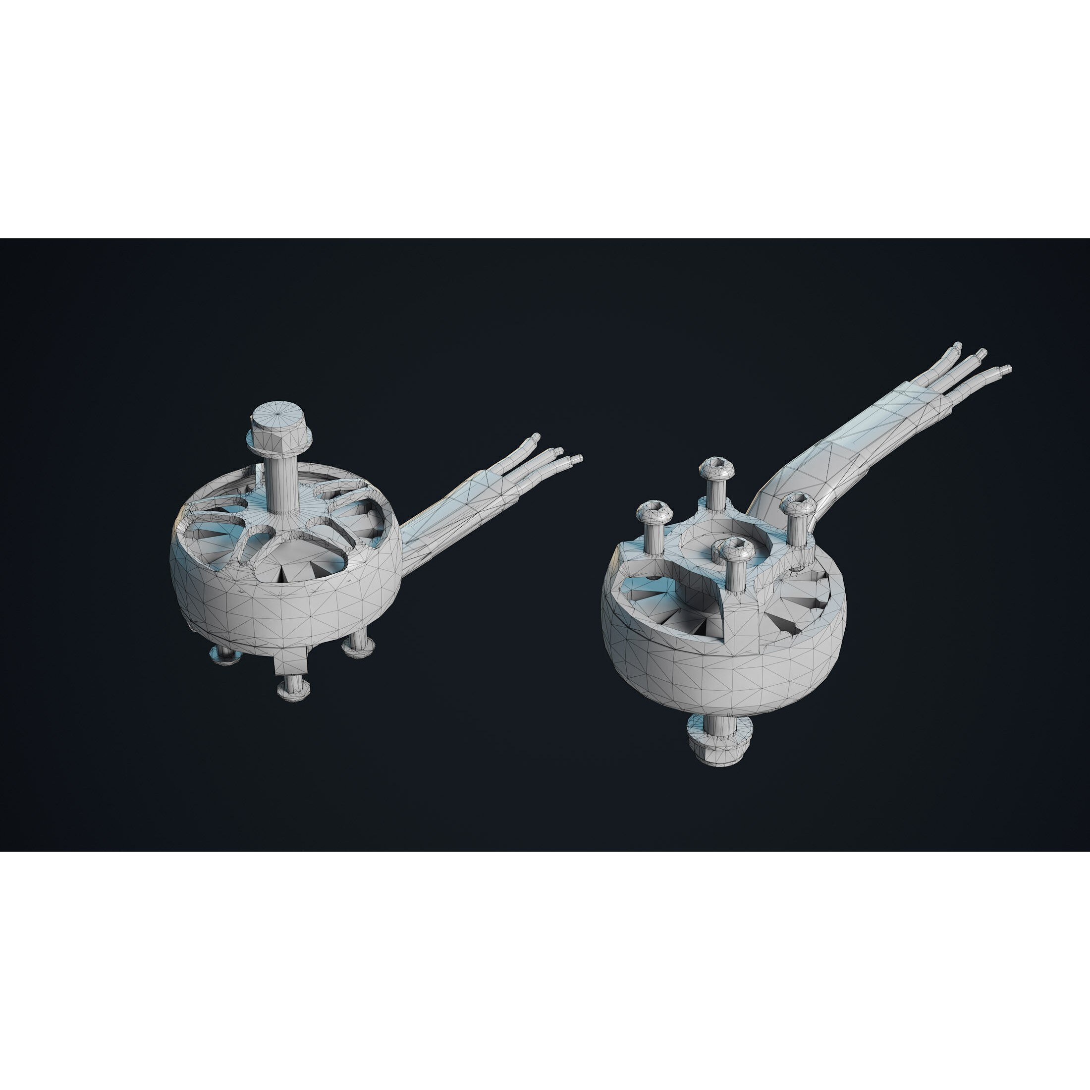 FPV Drone - Low-Poly Game-Ready 3D Model - View 19