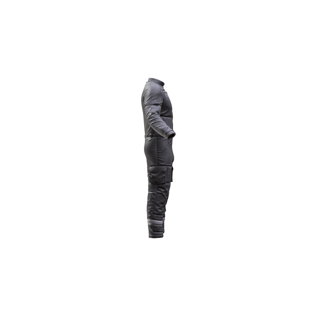 Skydiving Suit 3D Model – Rigged Low-Poly Outfit for Unreal Engine - View 10