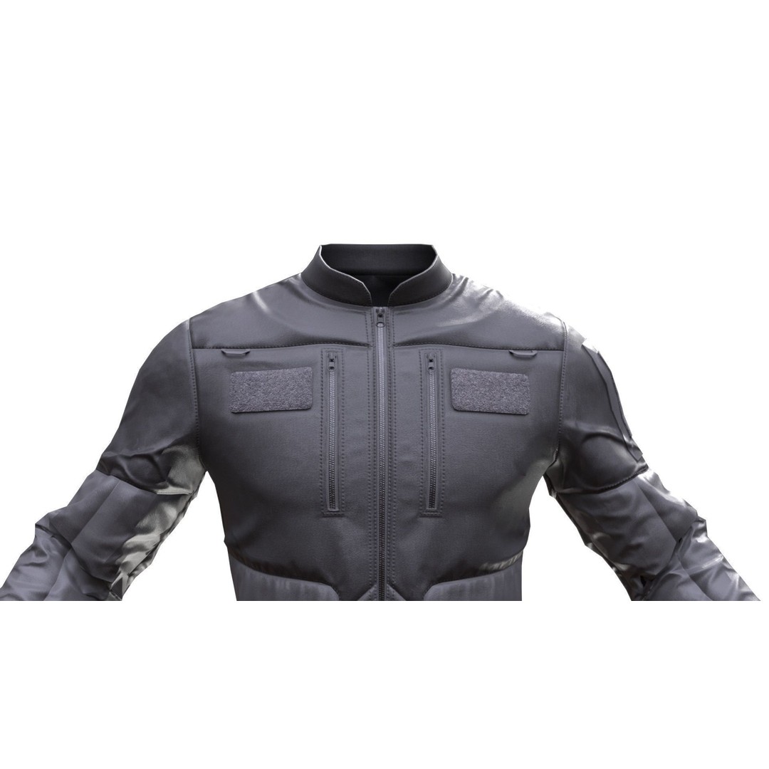 Skydiving Suit 3D Model – Rigged Low-Poly Outfit for Unreal Engine - View 11