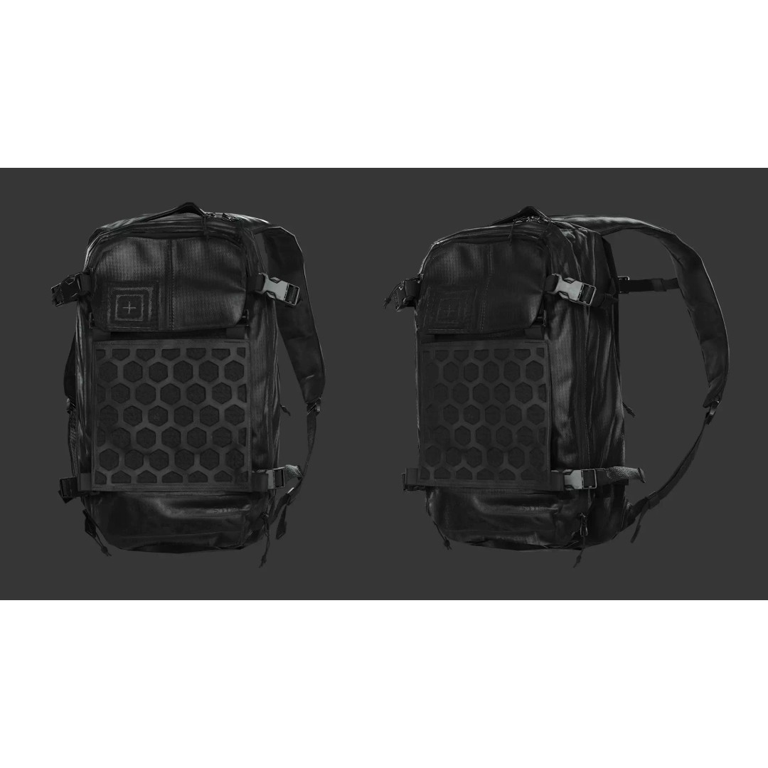 Tactical Backpack 3D Model – Low Poly Game-Ready Asset, FBX - View 6