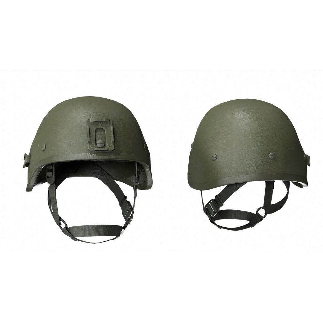 6B47 Ratnik Helmet 3D Model – Low-Poly Modular Design, FBX - View 4