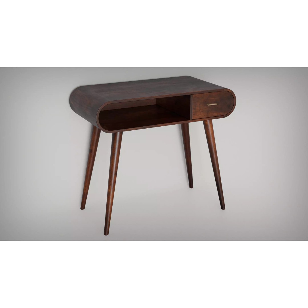 Retro Console Table 3D Model – Low Poly PBR Asset for Games - View 2