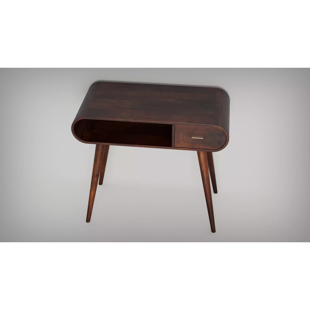 Retro Console Table 3D Model – Low Poly PBR Asset for Games - View 8