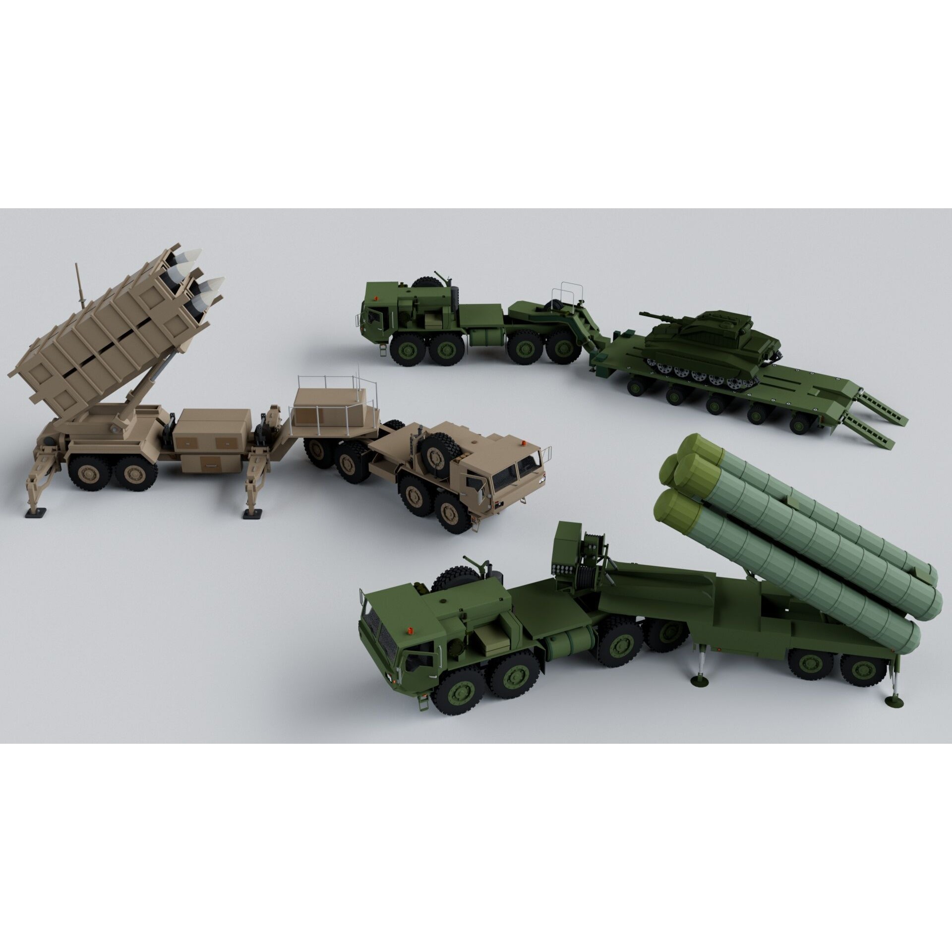 Military Mega Pack Collection - Game-Ready 3D Model - View 10