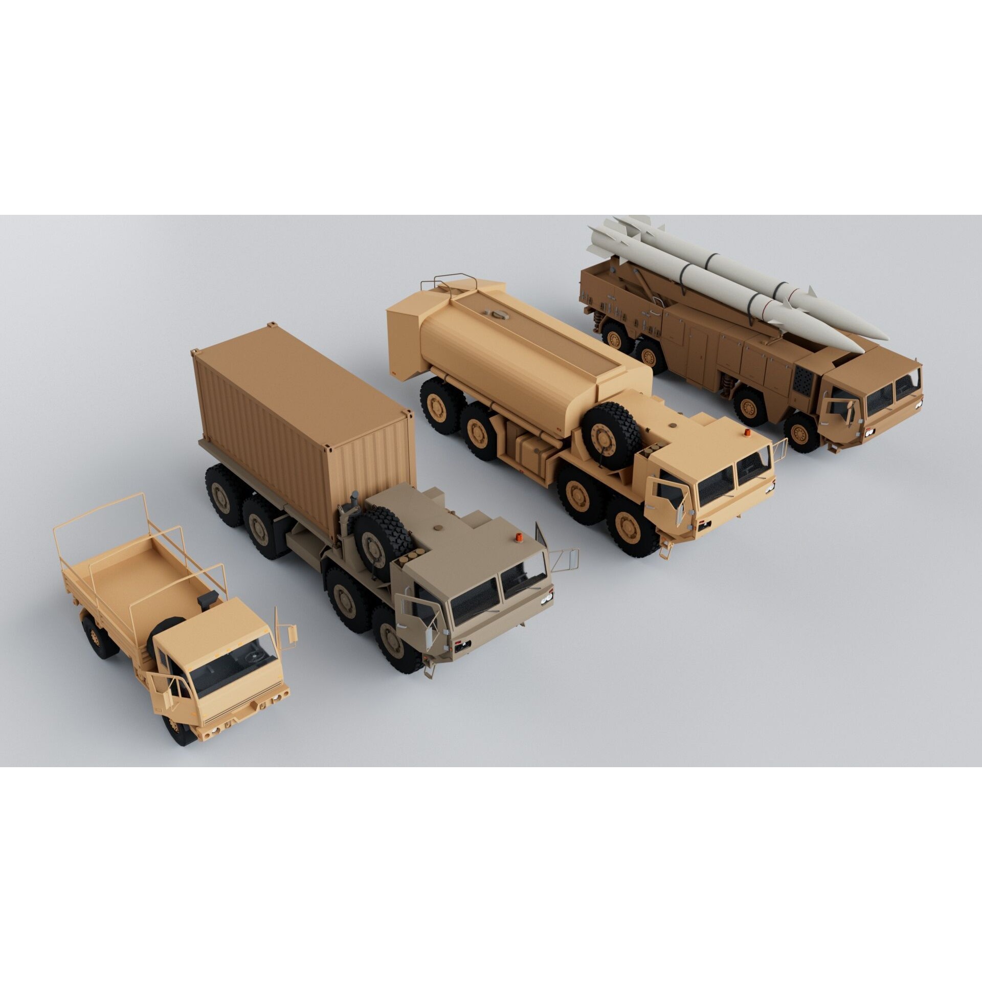 Military Mega Pack Collection - Game-Ready 3D Model - View 12