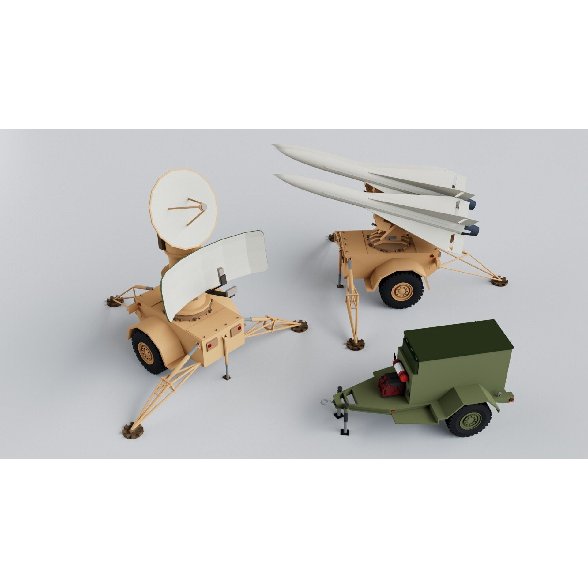 Military Mega Pack Collection - Game-Ready 3D Model - View 14