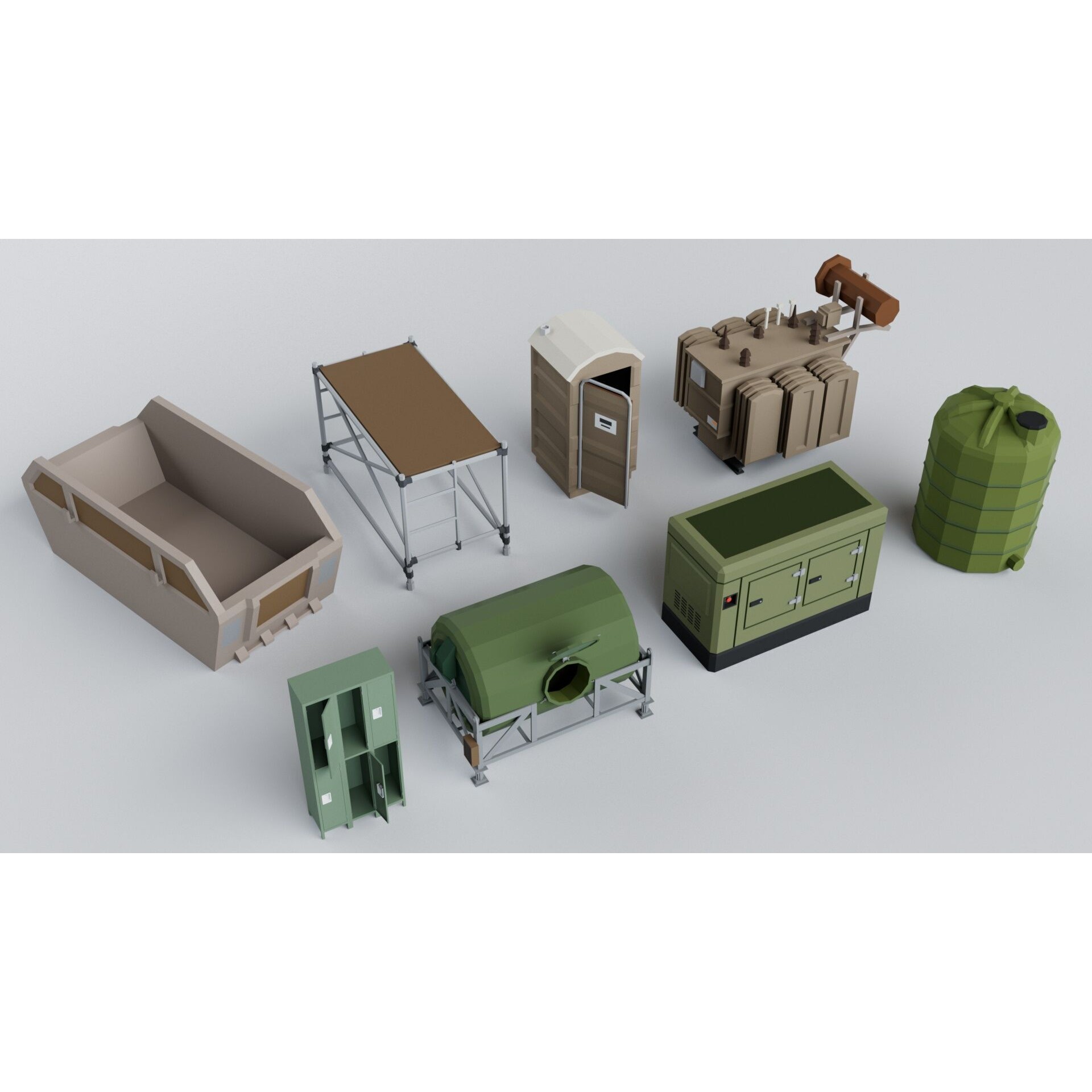Military Mega Pack Collection - Game-Ready 3D Model - View 22