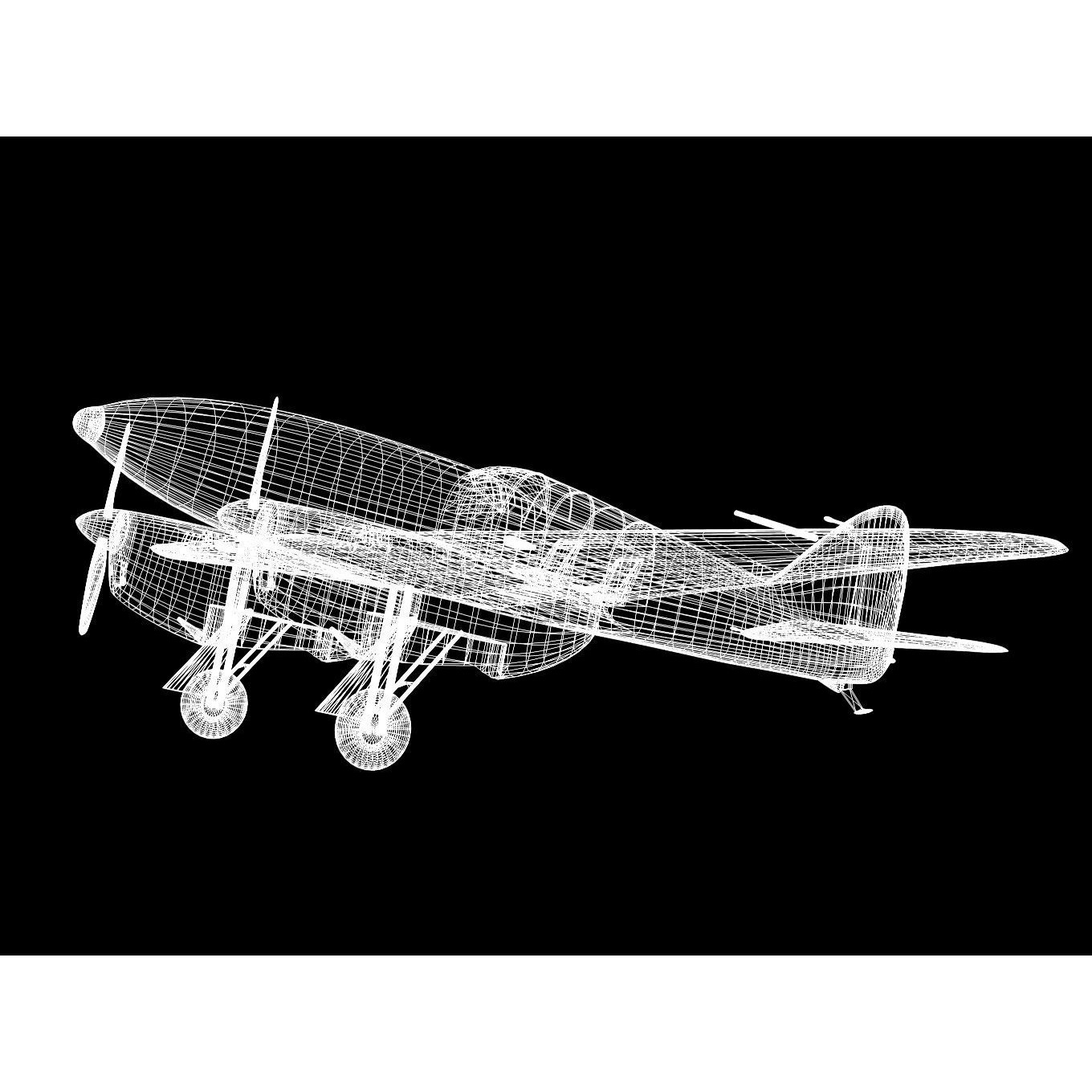 de Havilland DH88 Comet - Historic 3D Model