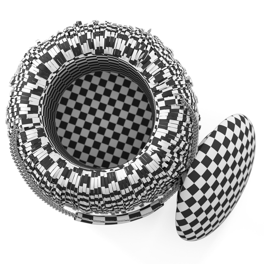 Freddie Stool 3D Model – Stylish Design with PBR Textures, FBX