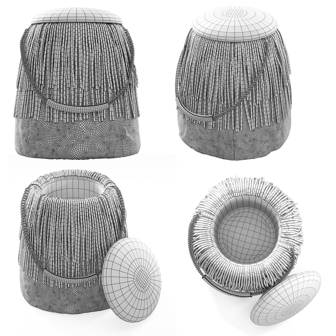 Freddie Stool 3D Model – Stylish Design with PBR Textures, FBX - View 5