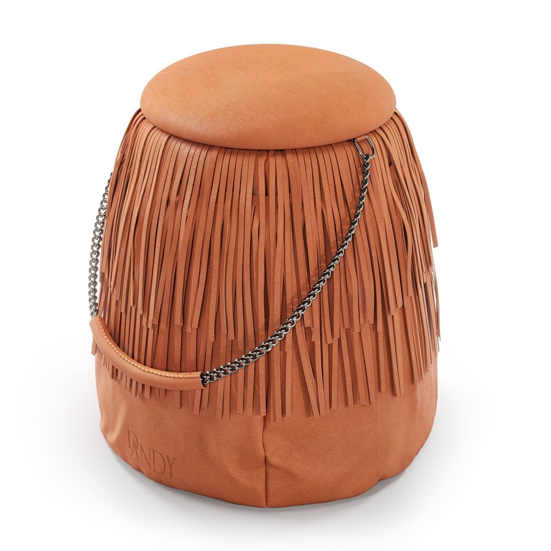 Freddie Stool 3D Model – Stylish Design with PBR Textures, FBX - View 9