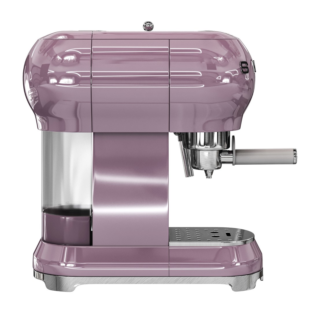 SMEG Manual Espresso Coffee Machine 3D Model – High Poly PBR Asset, FBX, OBJ