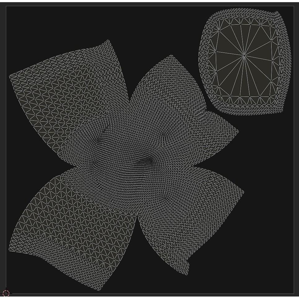 Bean Bag Chair 3D Model – Low Poly Gaming Asset with Foot Rest
