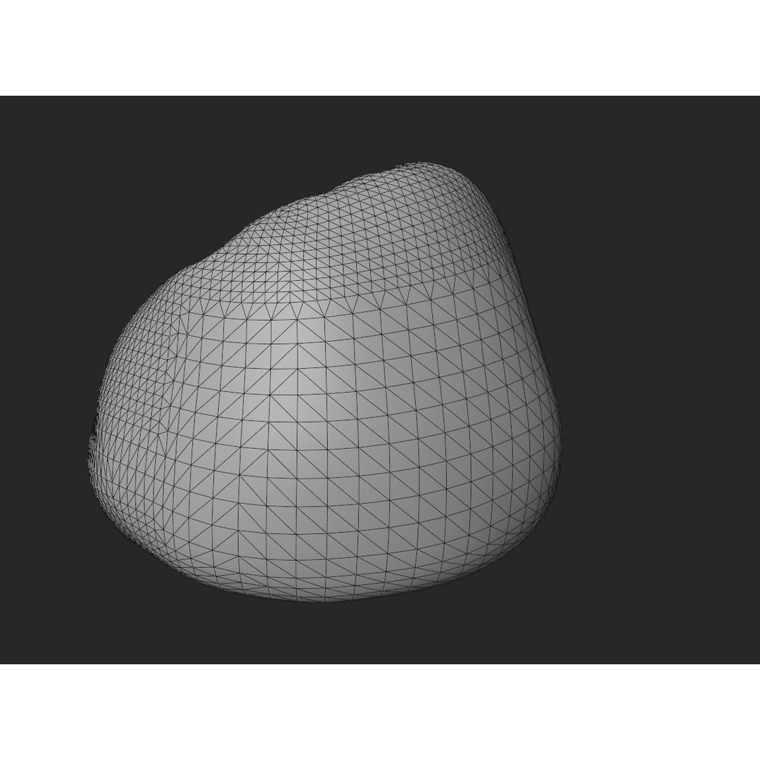 Bean Bag Chair 3D Model – Low Poly Gaming Asset with Foot Rest - View 14