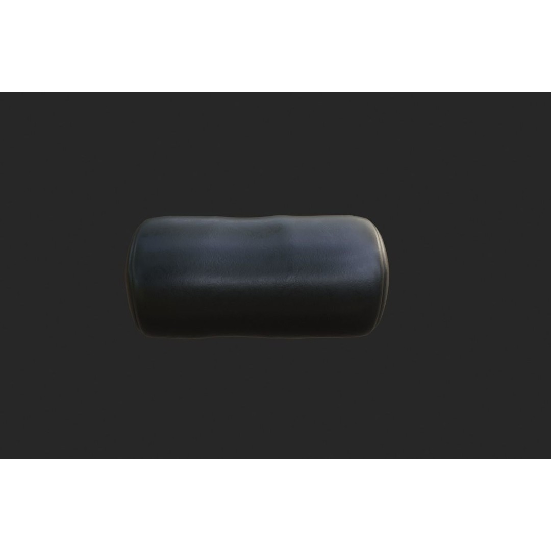 Bean Bag Chair 3D Model – Low Poly Gaming Asset with Foot Rest - View 17