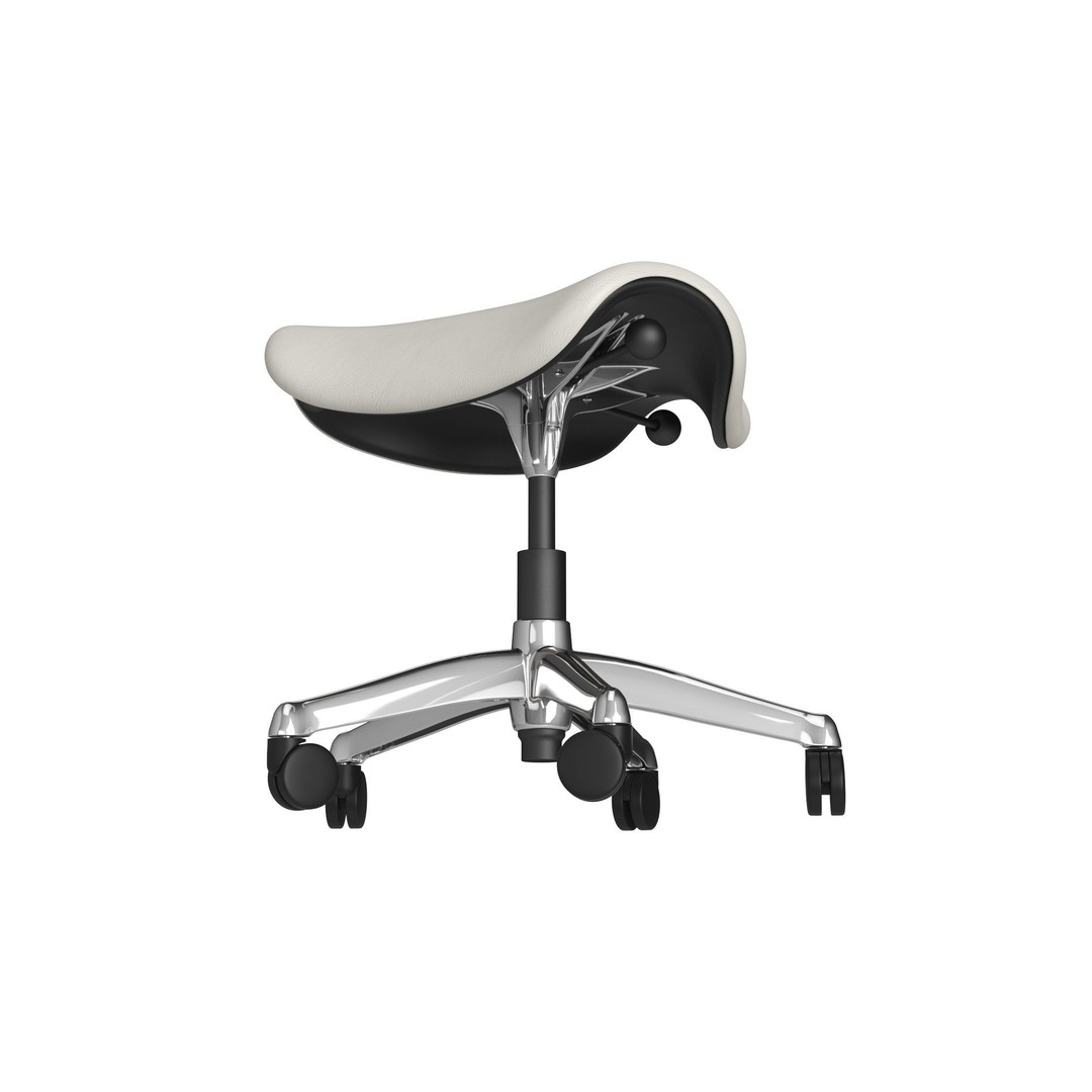 Saddle Doctor Stool 3D Model – Medical Ergonomic Chair, FBX & OBJ - View 3