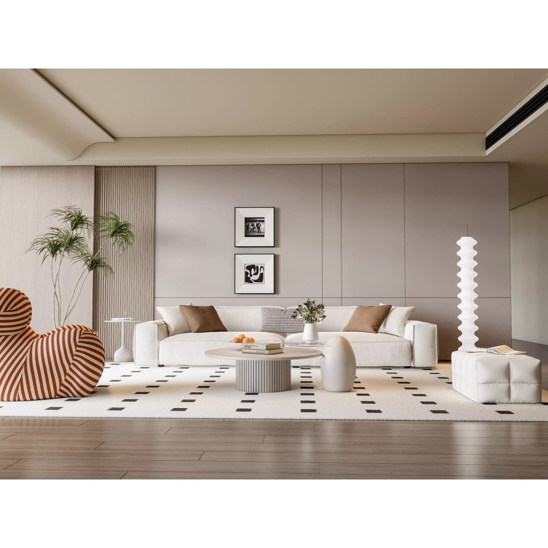 Elegant Living Room 3D Model – High Detail, Customizable Design, FBX - View 17