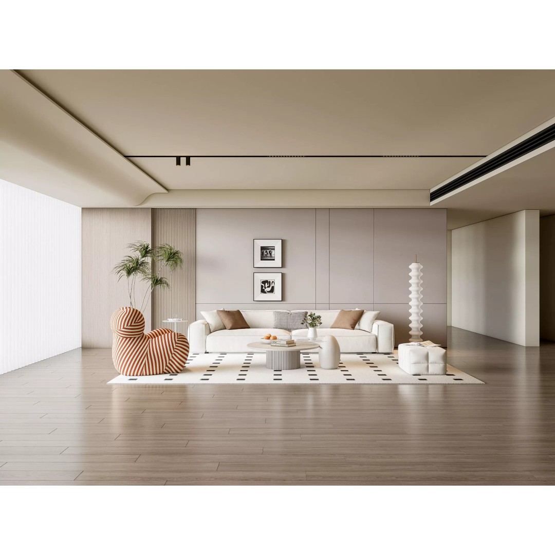 Elegant Living Room 3D Model – High Detail, Customizable Design, FBX - View 19