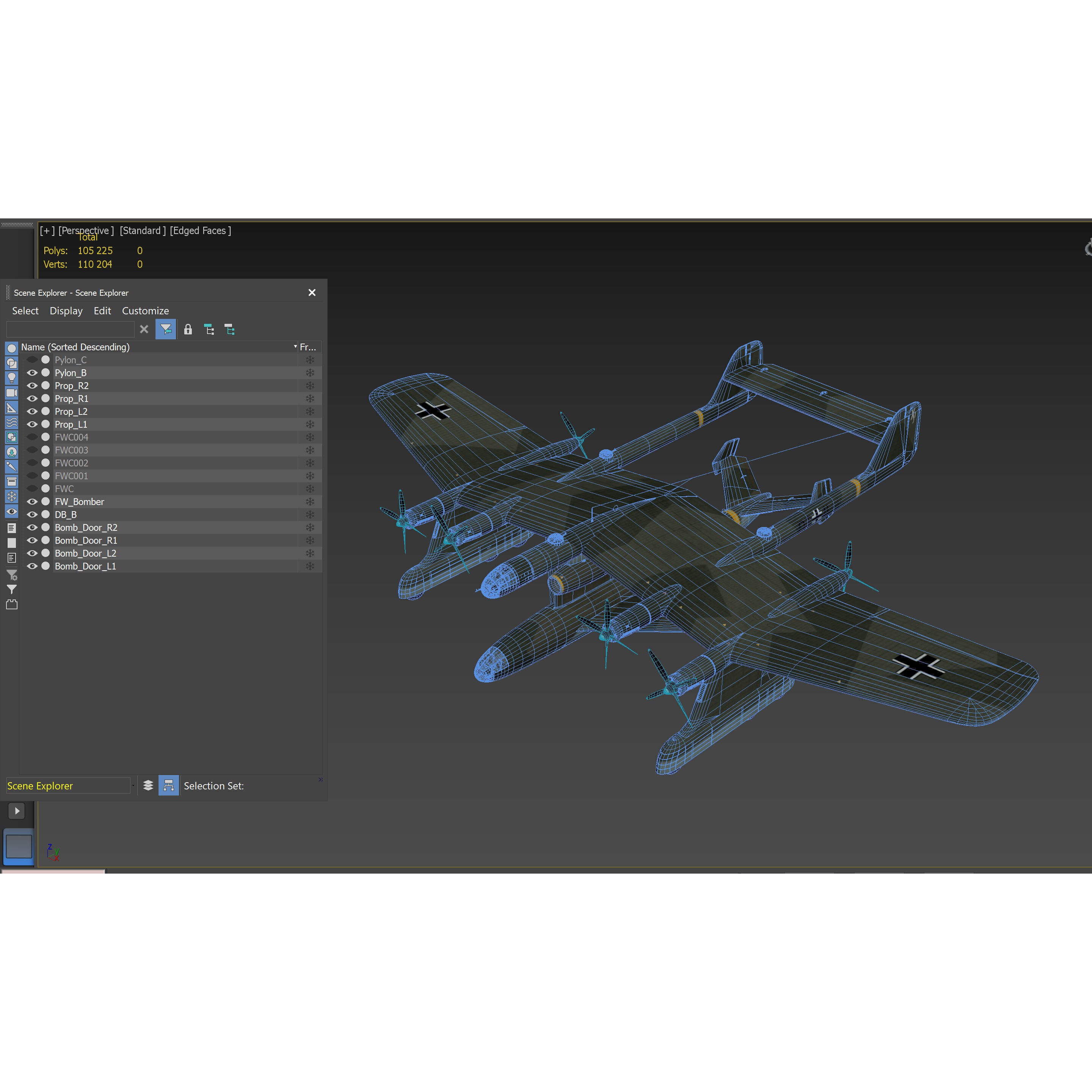 Daimler Benz Project B - Game-Ready 3D Model - View 22