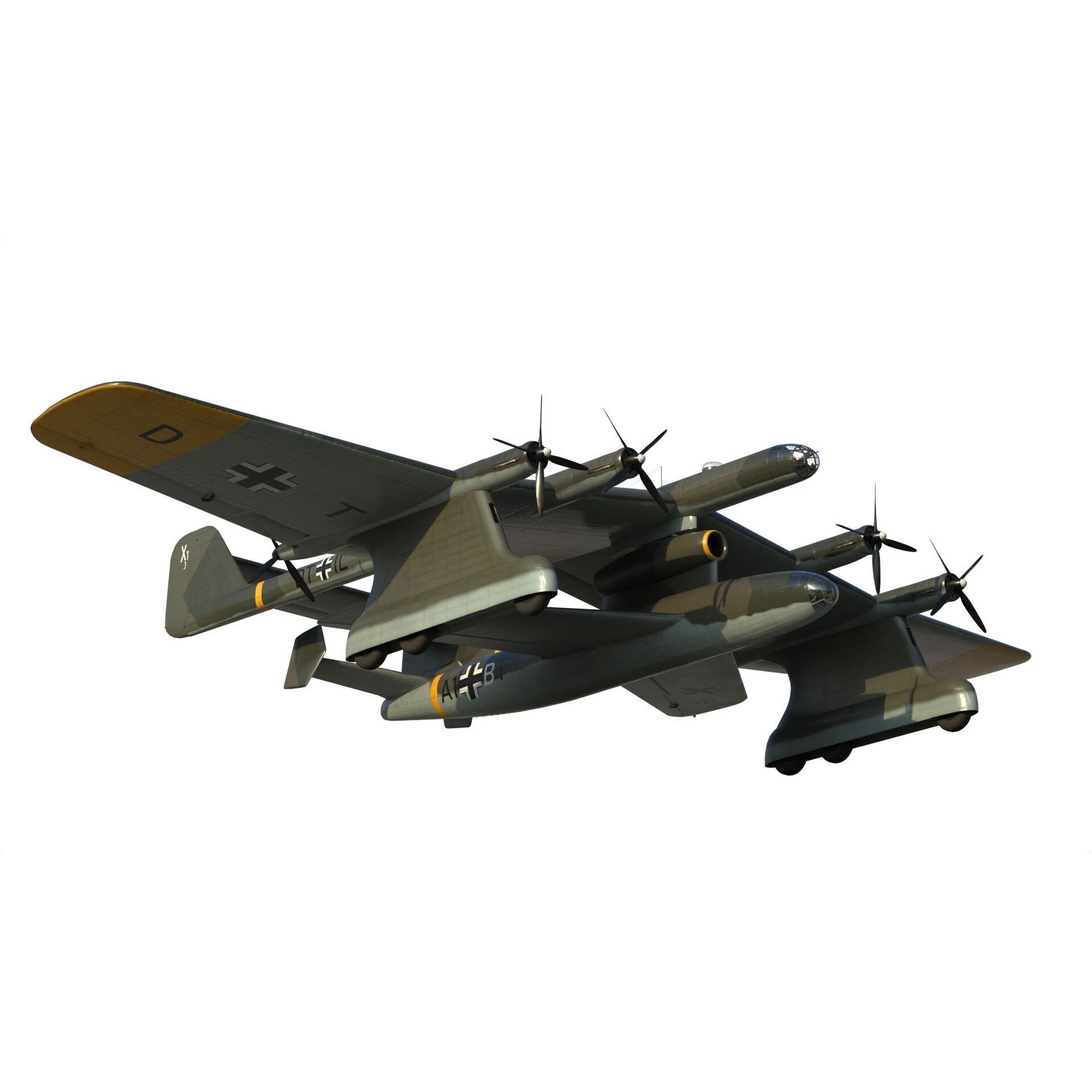 Daimler Benz Project B - Game-Ready 3D Model - View 3