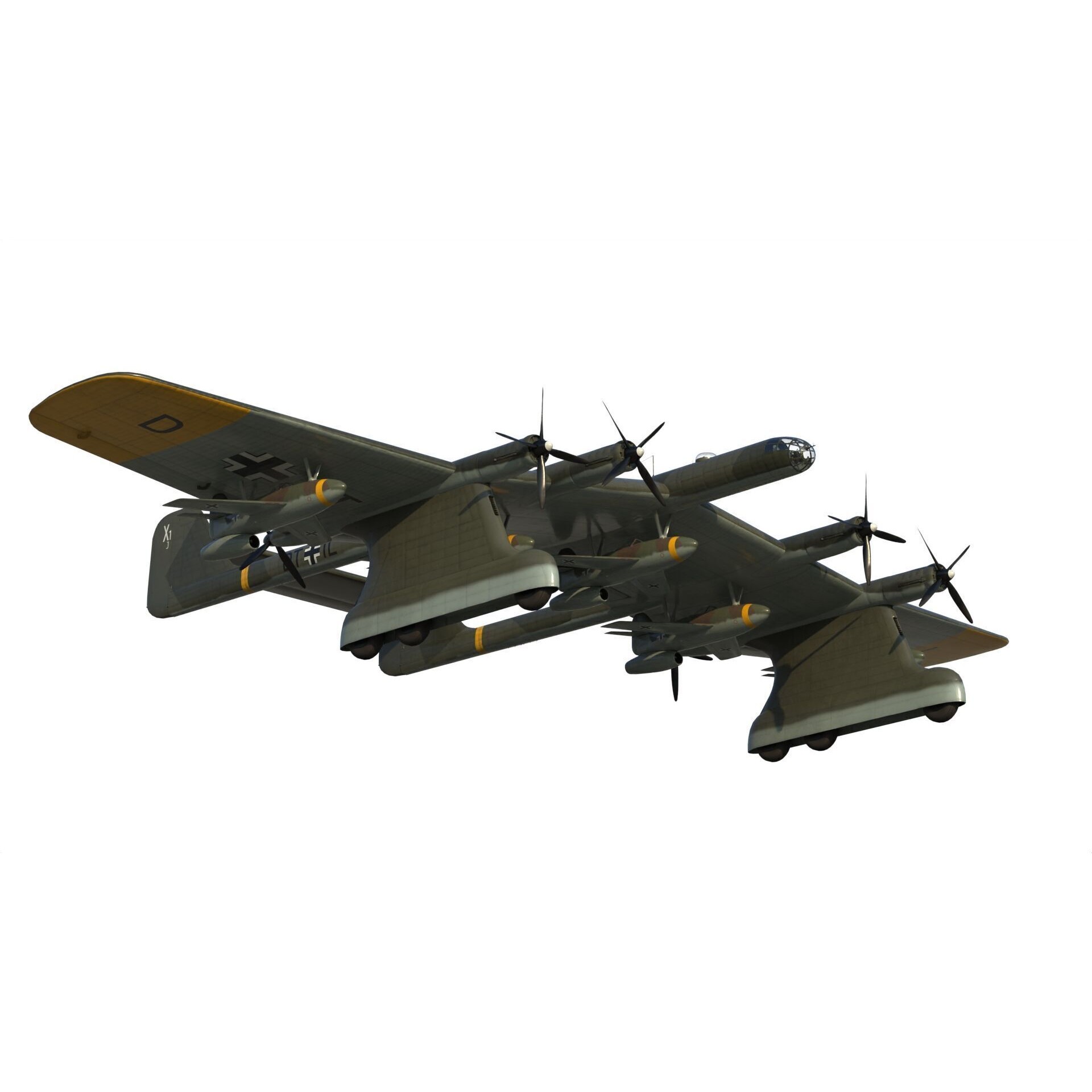 Daimler Benz Project B - Game-Ready 3D Model - View 4