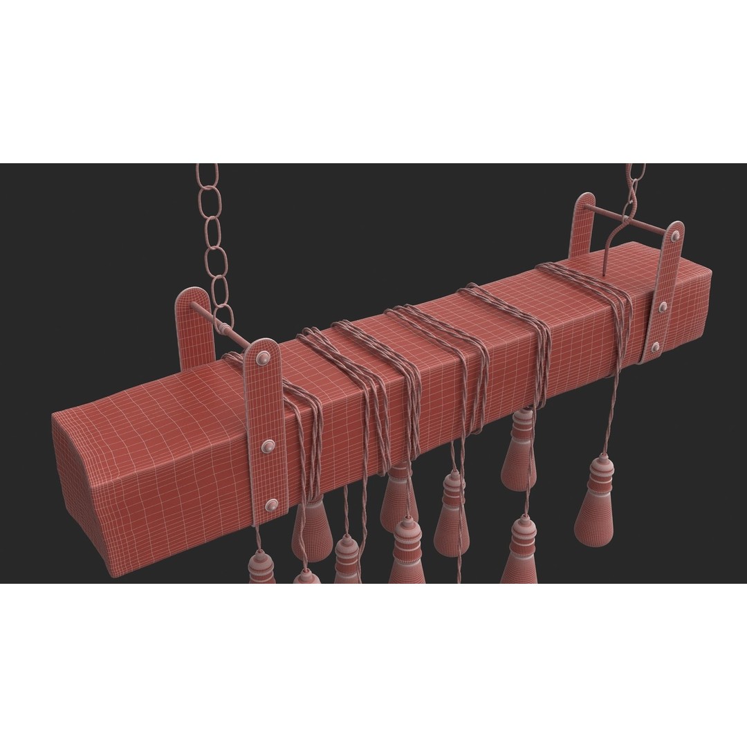 Edison Bulb Lamp Chandeliers 3D Model – Loft Style, Textured, FBX