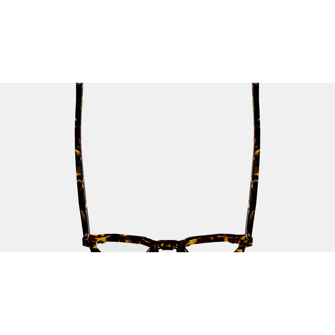 Javier Eyeglasses 3D Model – Black Oak Tortoise PBR Asset - View 8