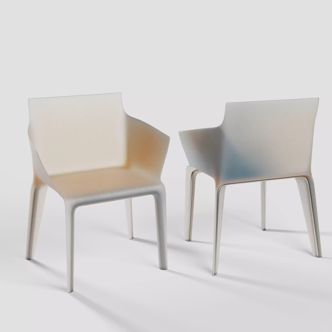 Modern Chair 3D Model – Living Room Collection with PBR Textures