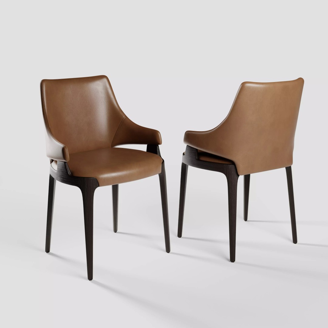 Modern Chair 3D Model – Living Room Collection with PBR Textures - View 13