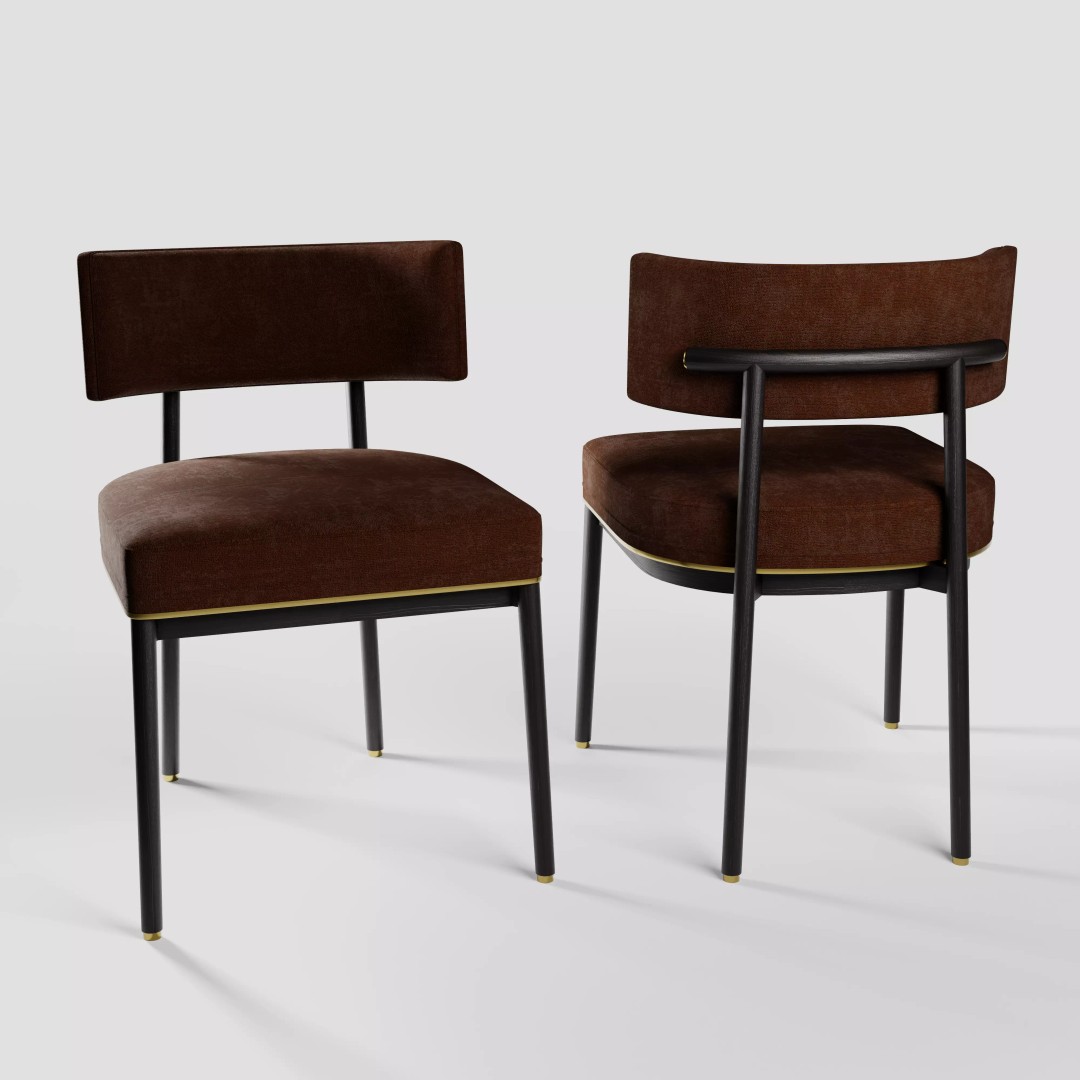 Modern Chair 3D Model – Living Room Collection with PBR Textures - View 14