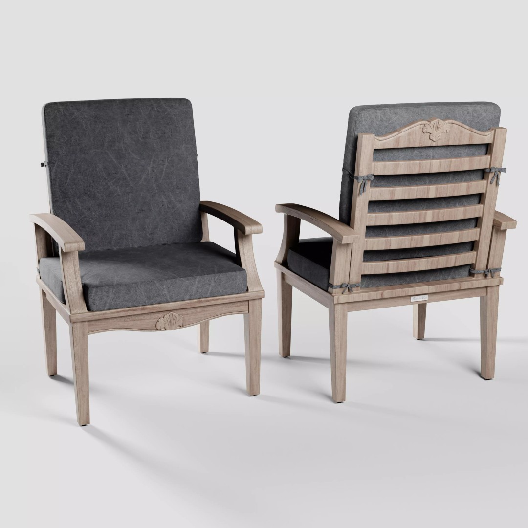 Modern Chair 3D Model – Living Room Collection with PBR Textures - View 18