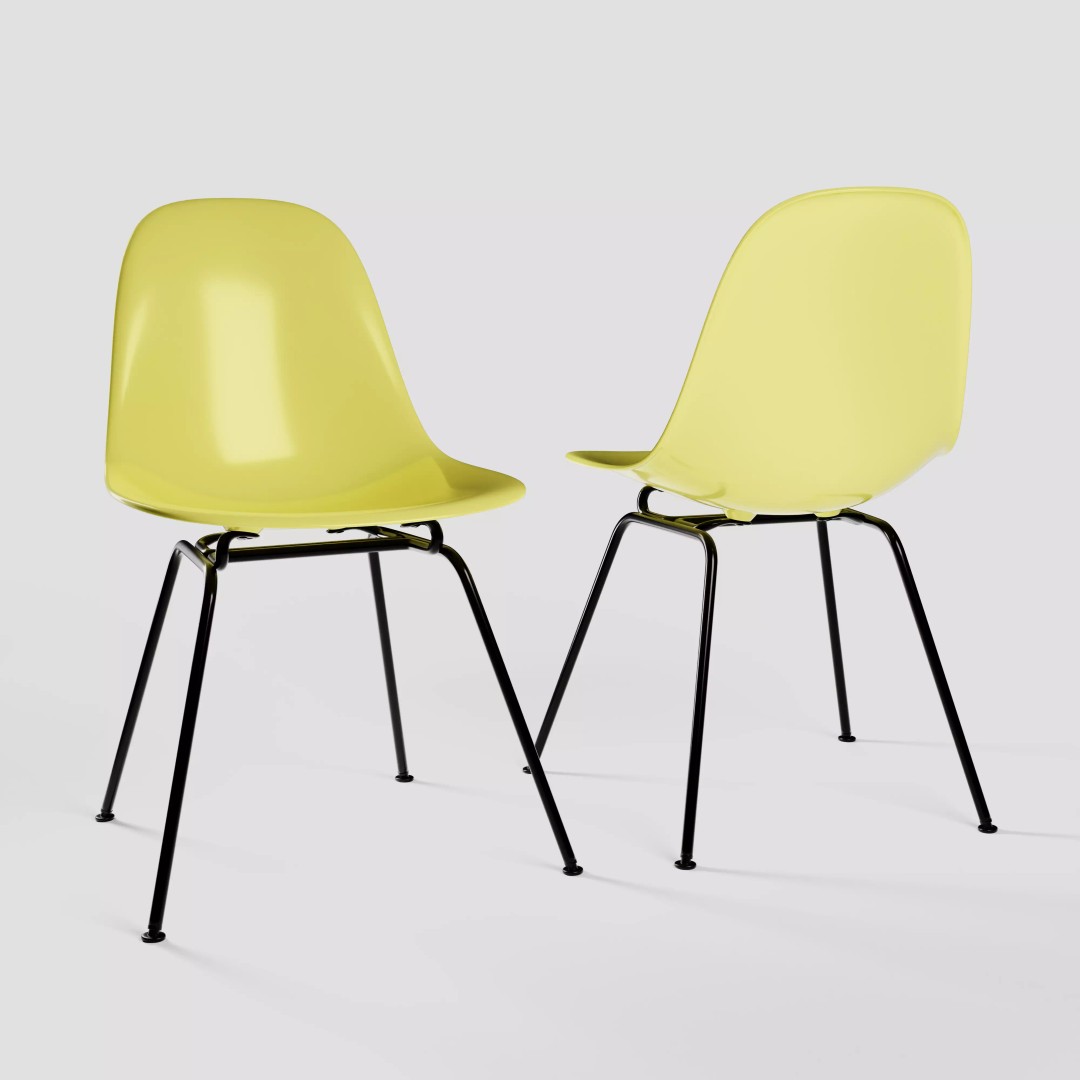 Modern Chair 3D Model – Living Room Collection with PBR Textures - View 3