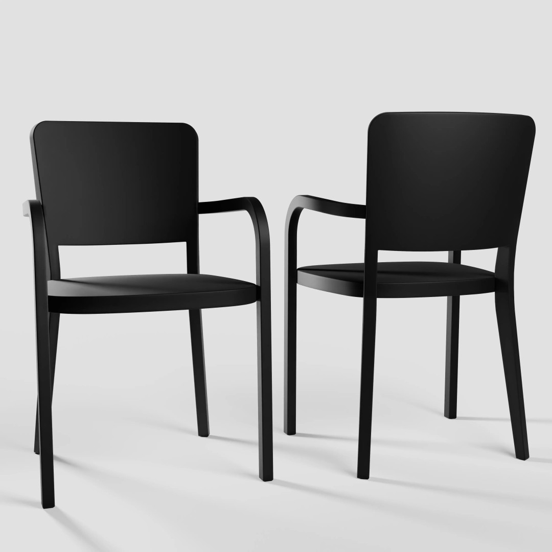 Modern Chair 3D Model – Living Room Collection with PBR Textures - View 6