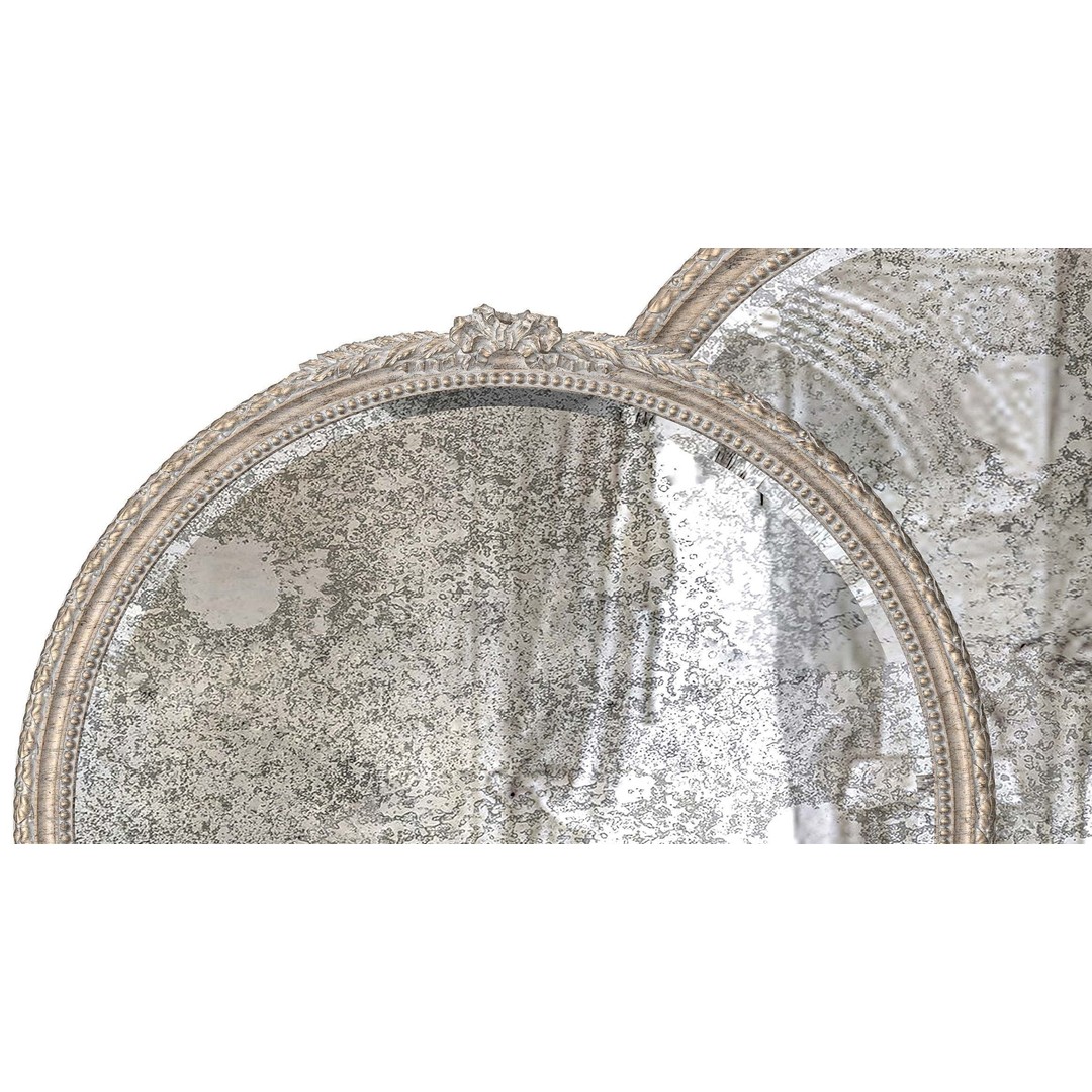 Chairish Louis Mirror Art 3D Model – Classical Rococo Design, FBX - View 7