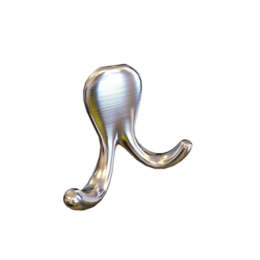 Hooks and Hangers 3D Model – Furniture Fittings Mega Pack, FBX, OBJ - View 20