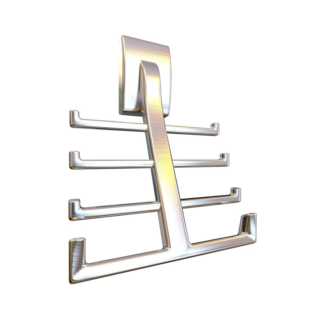 Hooks and Hangers 3D Model – Furniture Fittings Mega Pack, FBX, OBJ - View 22