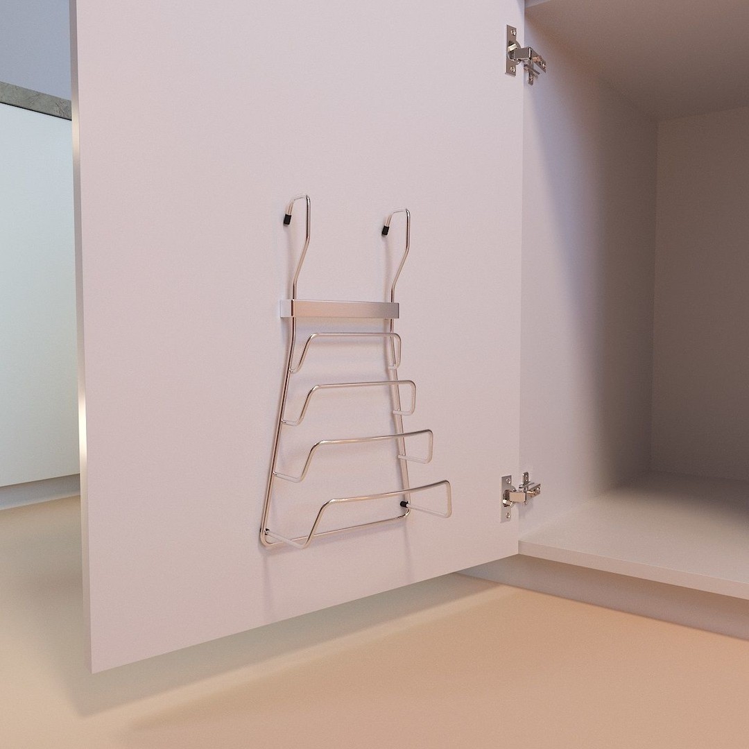 Hooks and Hangers 3D Model – Furniture Fittings Mega Pack, FBX, OBJ - View 25