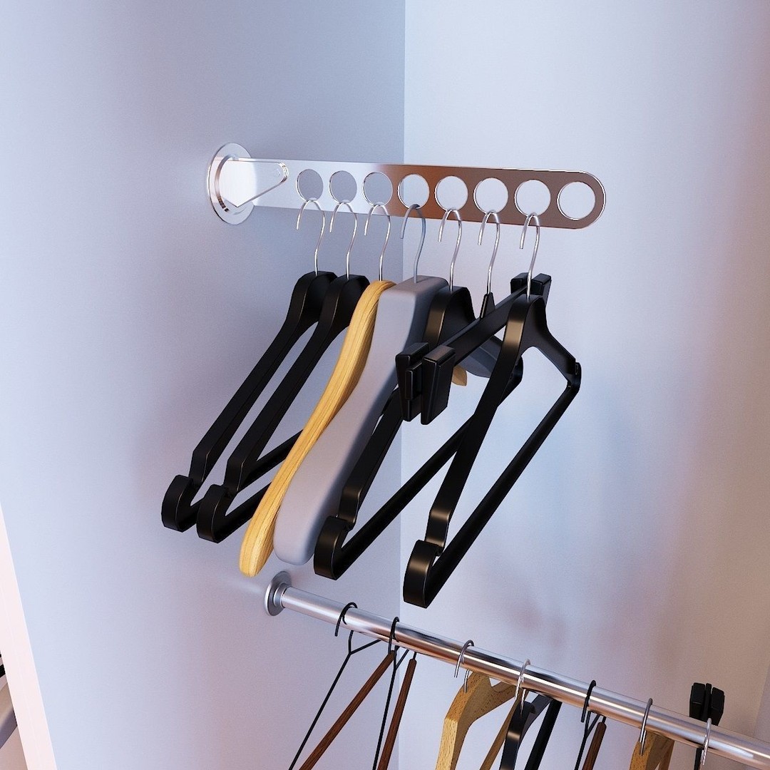 Hooks and Hangers 3D Model – Furniture Fittings Mega Pack, FBX, OBJ - View 33