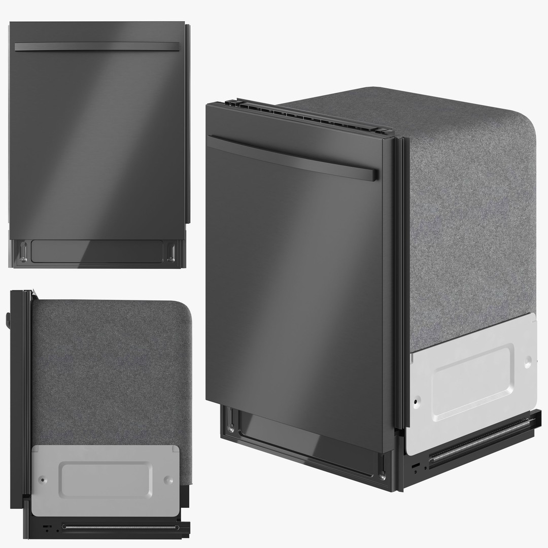 Samsung Appliance Collection 04 3D Model – High-Resolution Kitchen Set, OBJ & 3dsMax - View 4