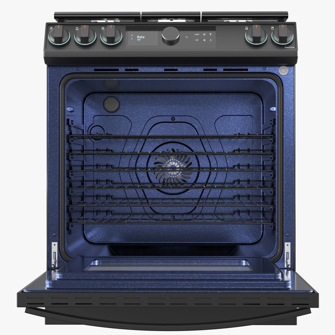 Samsung Appliance Collection 04 3D Model – High-Resolution Kitchen Set, OBJ & 3dsMax - View 7