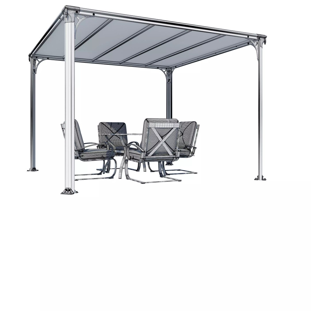 Milano Palram Streetwear Set 3D Model – Contemporary Design, V-Ray & Corona - View 19